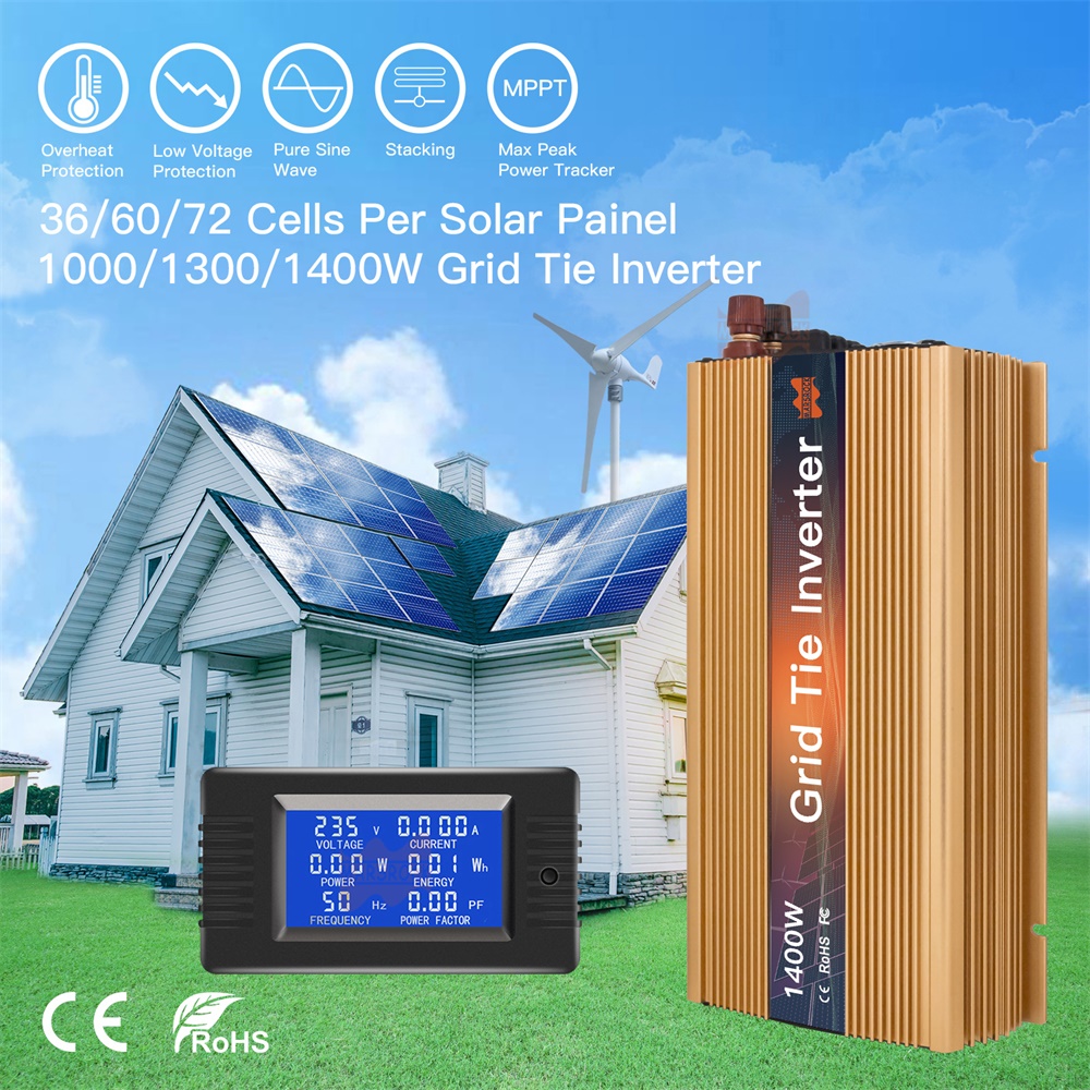 1000-1400W Grid Tie Micro Sola - Micro Inverter 1400W Solar Grid Tie recension och pris