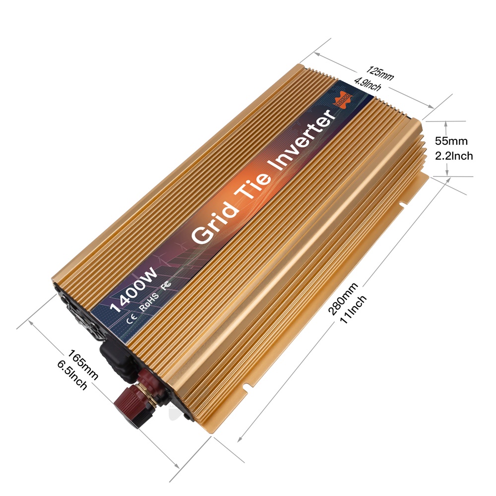 1000-1400W Grid Tie Micro Sola - Micro Inverter 1400W Solar Grid Tie recension och pris