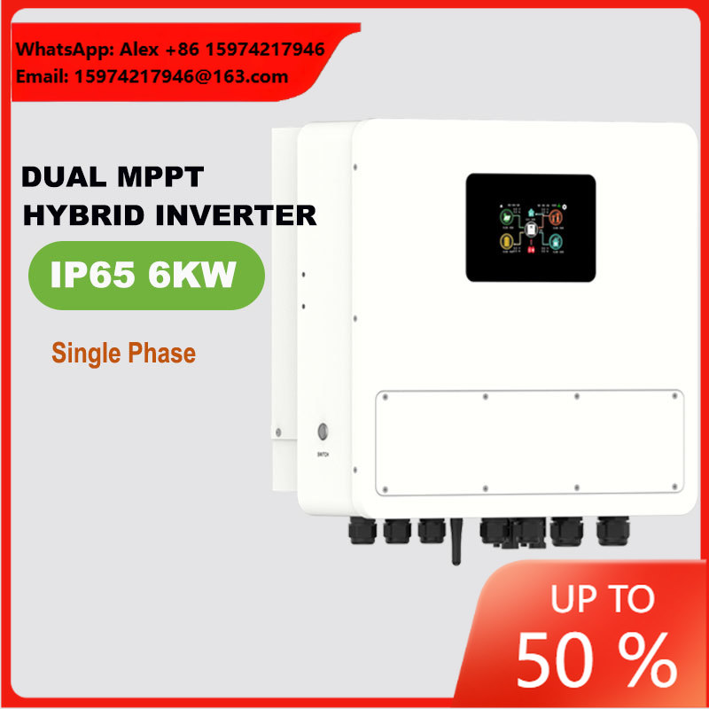 IP65 48V 6KW Single Phase Low  - Off Grid Solar Inverter 48V 6000W recension och pris