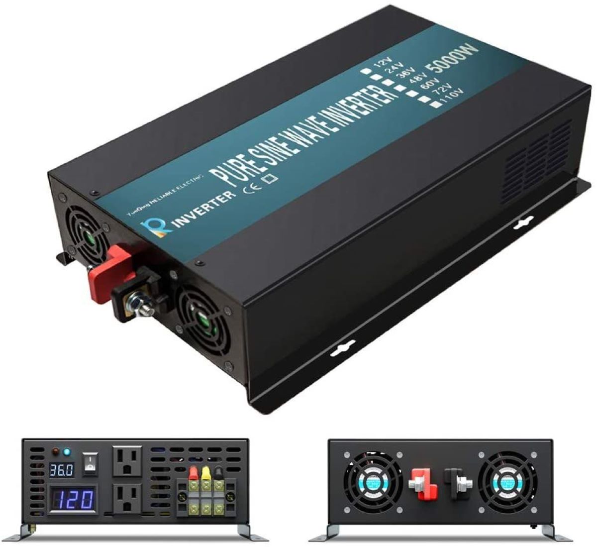Off Grid Pure Sine Wave Solar  - Pure Sine Wave Inverter 5000W 48V 220V recension och pris