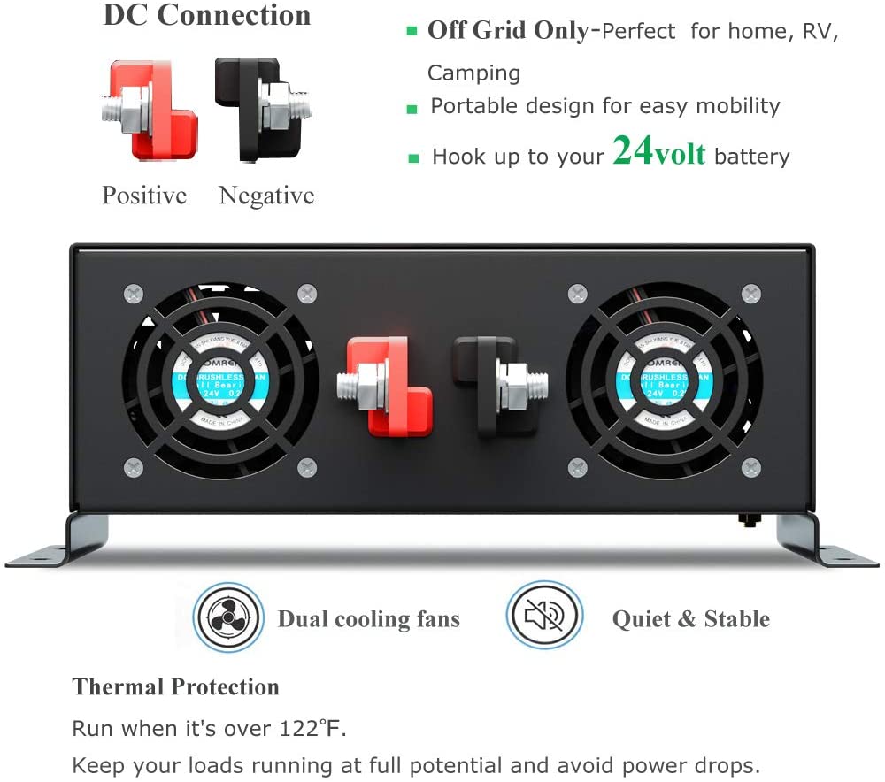 Pure Sine Wave Inverter 3000W  - Inverter Pure Sine Wave 60Hz 120V 3000W recension och pris