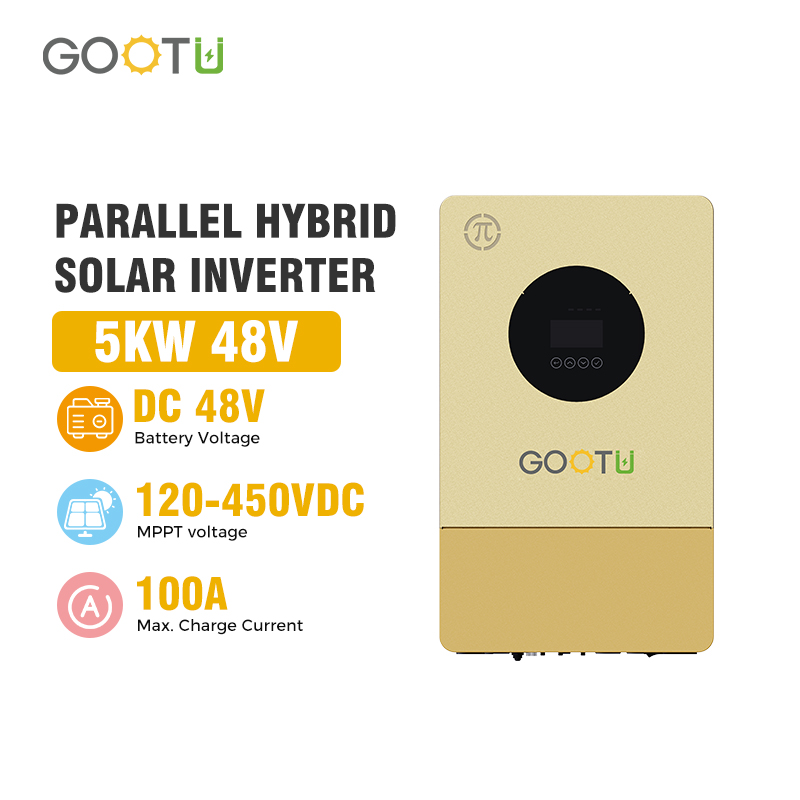 Gootu New 48V Hybrid Solar Inv - Parallel Solar Inverter 48V 5000W Mppt recension och pris