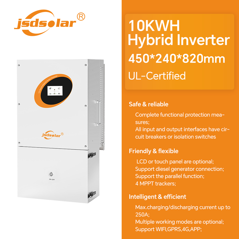 Jsdsolar 10kW Hybrid Solar Inv - Split Phase Inverter 10Kw 110V 220V recension och pris