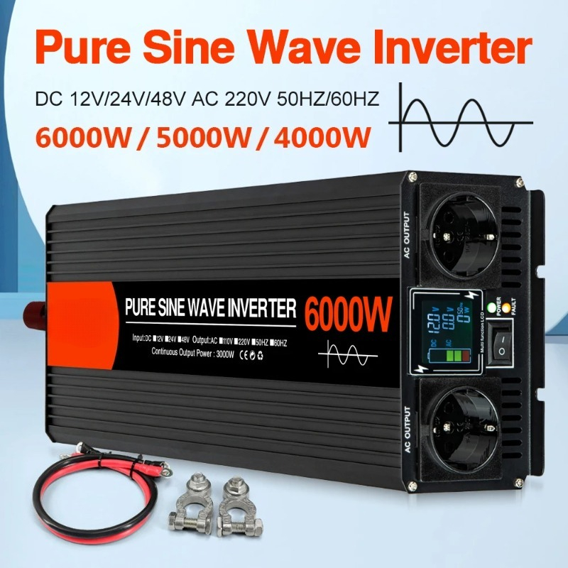 Pure Sine Wave Solar Inverter  - Pure Sine Wave Inverter 5000W 48V 220V recension och pris