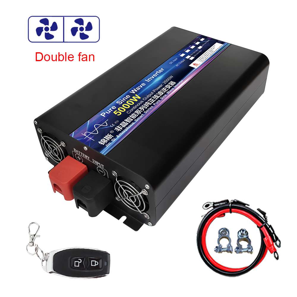 Pure Sine Wave Power Inverter  - Pure Sine Wave Inverter 5000W 48V 220V recension och pris