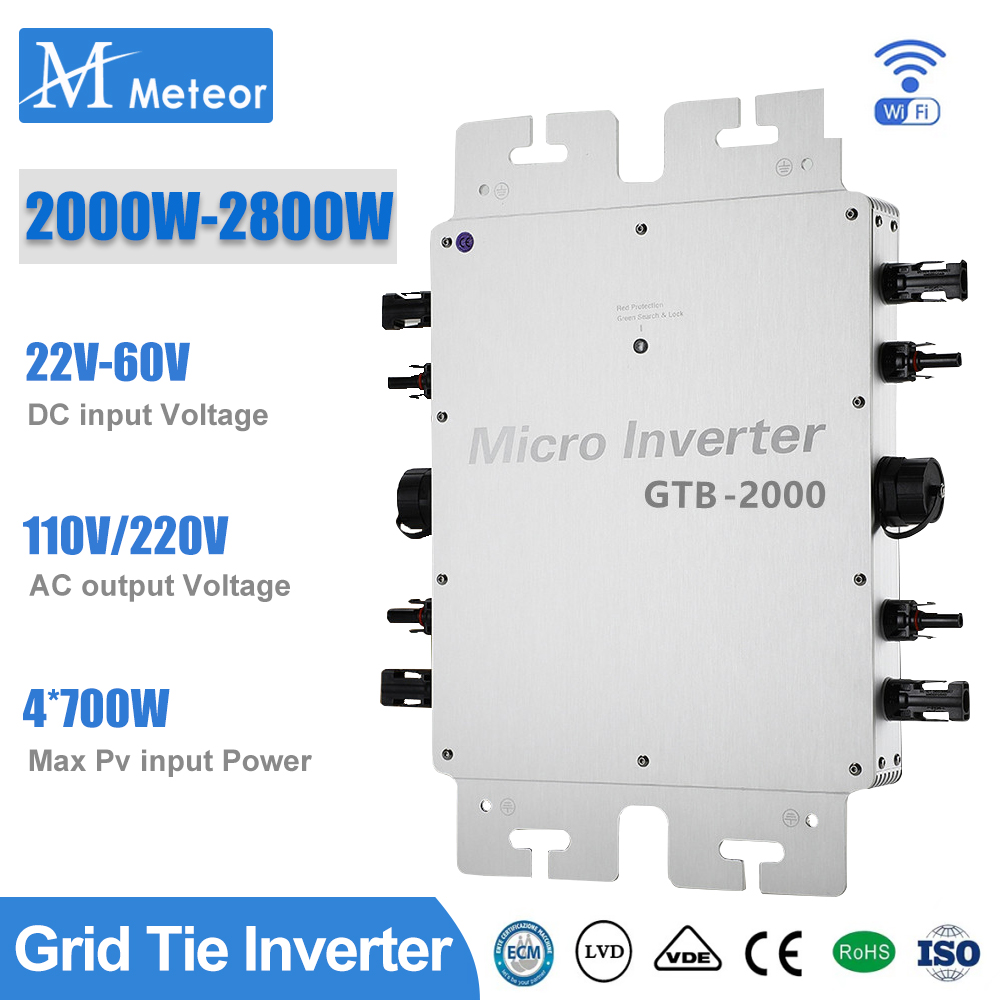 2000W 2400W 2800W Micro Invert - Grid Tie Inverter Limiter 2000W recension och pris