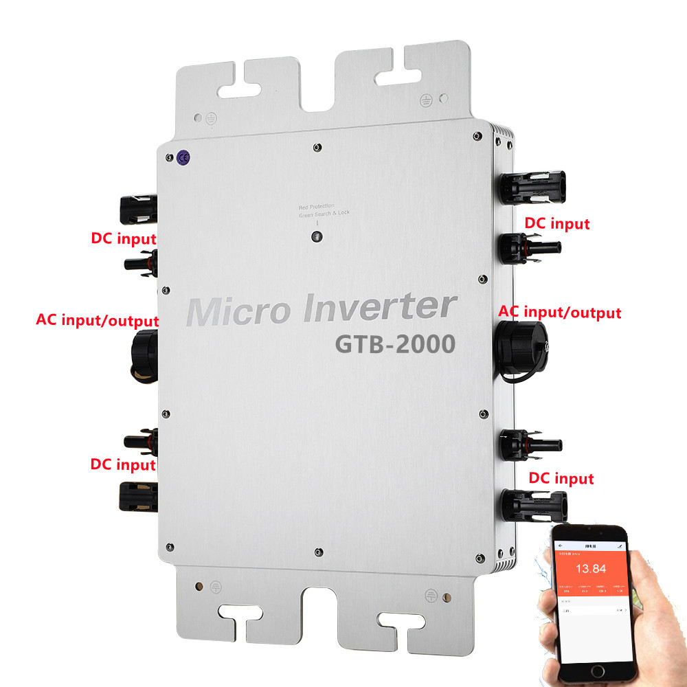 2000W 2400W 2800W Micro Invert - Grid Tie Inverter Limiter 2000W recension och pris