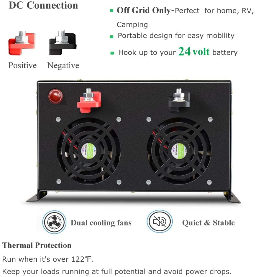 Off Grid Pure Sine Wave Solar  - Pure Sine Wave Inverter 5000W 48V 220V recension och pris