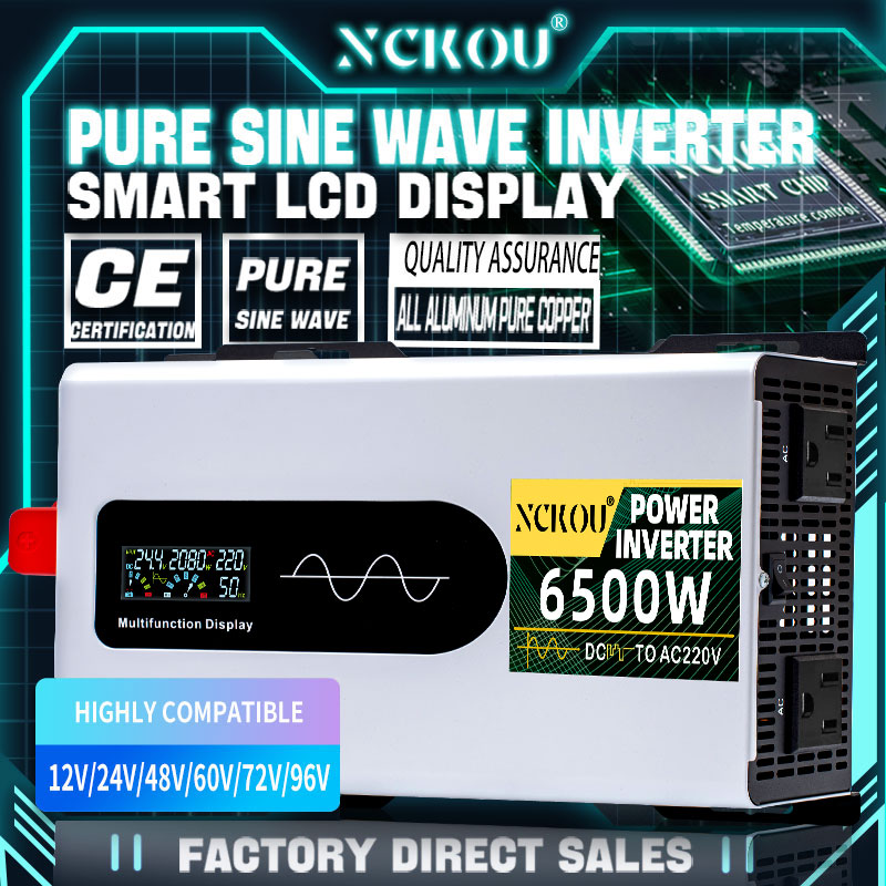 Inversor 12v 24v 48v 72v Para  - Pure Sine Wave Inverter 5000W 48V 220V recension och pris