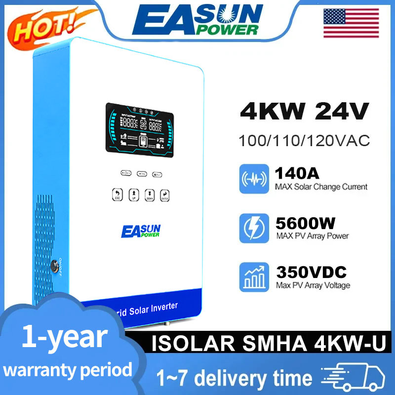 EASUN POWER 4000W 110V Off Gri - Grid Tie Inverter Limiter 2000W recension och pris