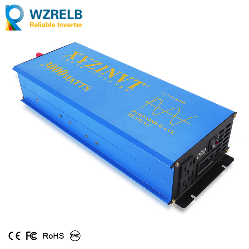 3000W Solar Power Inverter 24V - Inverter Pure Sine Wave 60Hz 120V 3000W recension och pris