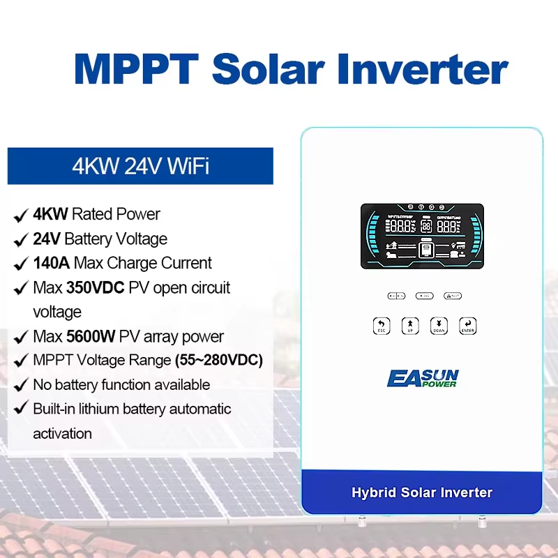 EASUN POWER Hybrid Solar Inver - Grid Tie Inverter Limiter 2000W recension och pris