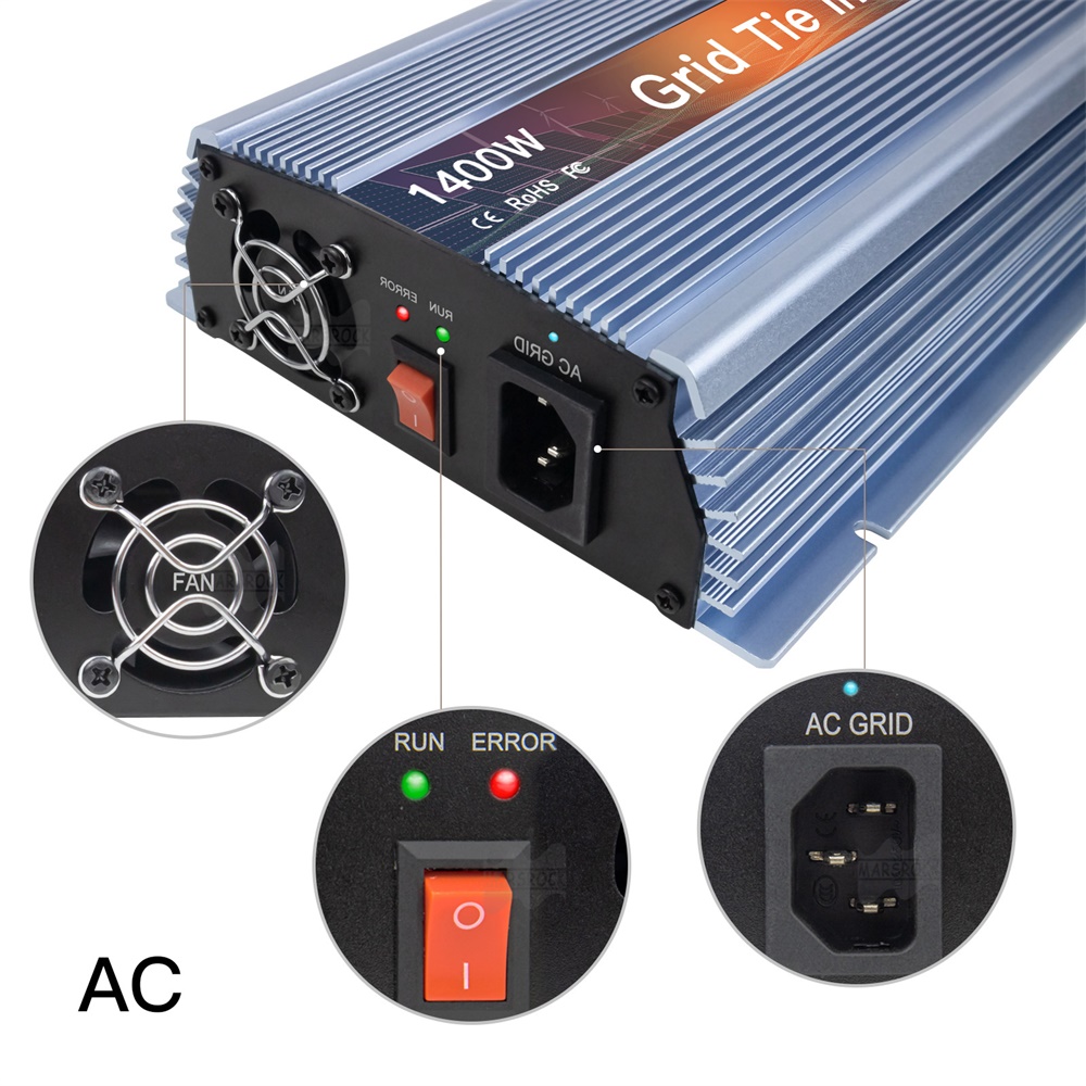 18V 24V 36V 1400W Solar On Gri - Micro Inverter 1400W Solar Grid Tie recension och pris